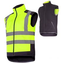 Jardibricodeco - Gilet D'avertissement Réversible, Jaune, 'xl', Ce, Lahti
