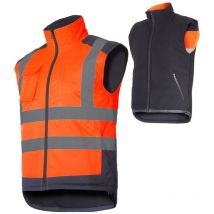 Jardibricodeco - Gilet D'avertissement Réversible, Orange, '3xl', Ce, Lahti
