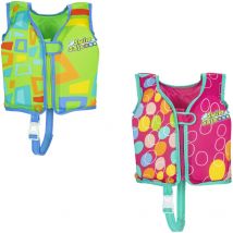 Cliccandoshop - Bestway Tableau de Natation Imprimé Enfant Couleur Assortie 42x32x3,5 cm +3 à 6 Ans Plage et Piscine 32155