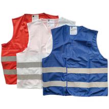 Gilet de sécurité bleu .- Blanc - l
