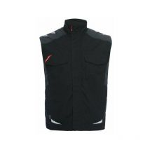 Gilet de service galaxy noir - gris anthracite taille s