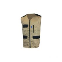 Gilet de travail Cepovett Kargo pro light - beige et noir - Taille 1