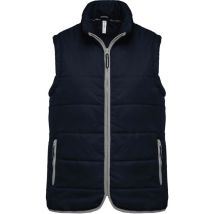 Gilet De Travail Sans Manche Matelassé Kariban Bodywarmer Bleu Marine L