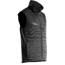 Chaleco térmico de trabajo personalizado Mascot 22365-318-06 M-Negro-XXL