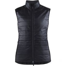 Gilet de travail sans manches matelassé femme 3864 - Noir/Gris foncé m