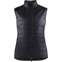 Gilet de travail sans manches matelassé femme 3864 - Noir/Marine foncé l