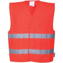 Gilet Double bande Rouge S/M