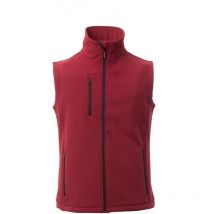 Ergonomische, doppellagige, ärmellose Weste glasgow - m - Bordeaux Payper 001363035504000M