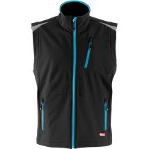 Gilet homme 24. noir/turquoise. Taille 3XL