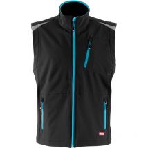 Gilet homme 24. noir/turquoise. Gr.XL