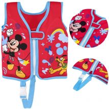 Gilet Disney Mickey Mouse upf 50+ 51 cm +1 à 3 Ans Piscine et Plage 09101 - Bestway