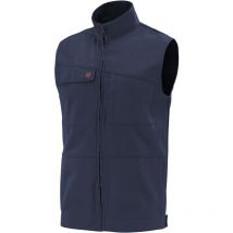 Gilet Granit Blau Marine XL – Funktionelle Stehkragen-Weste – Kunststoff – Ideal für Alltag und Outdoor-Aktivitäten