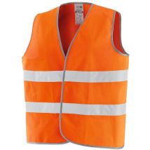 Gilet haute visibilité orange approuvé