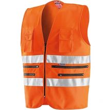 Gilet Haute Visibilité Multipoches Art.9046 Xxl Noirs