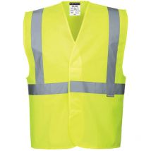 Gilet à bandes et à bretelles Hi-Vis Jaune s/m