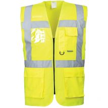 Gilet Hi-Vis Executive - Berlin couleur : Jaune taille xxl Portwest