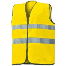Issaline 01210N-012 Gilet de travail réfléchissant haute visibilité Jaune t/u