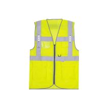 Gilet haute visibilité jaune safari air led - 2XL T2S