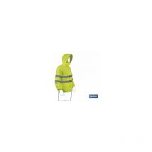 Veste de Pluie Haute Visibilité Jaune Modèle Pollux Taille M