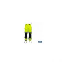 Pantalon Haute Visibilité Modèle Sirio Jaune et Bleu Marine Taille Xxxl