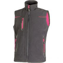 Gilet lady grey fucsia taglia s