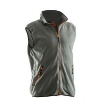 Gilet polaire 7501, gris, taille xl - Jobman