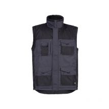 Gilet de travail ali 1206 gris/ noir taille 4XL