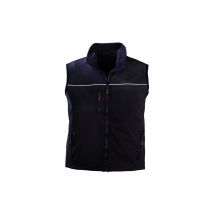Gilet chaud de travail sans manche gilet yang reflect - Noir 2XL - 56/58