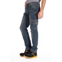 Salopette de travail en jean stretch – Rica Lewis – Taille 56 – 98% coton, 2% élasthanne
