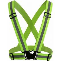 Lablanc - Gilet Sécurité Vélo Réfléchissant, Gilet de Sécurité Moto Élastique Haute Visibilité Gilet Réfléchissant Course Gilets Réfléchissants pour