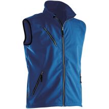 Gilet Softshell Jobman 7502, Bleu, Taille S
