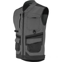 Lafont – 2283 – Arbeitsjacke mit V-Ausschnitt, Brusttaschen, Reißverschluss, Cordura-Werkzeugschlaufe, kontrastierende Einsätze