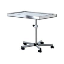 Tavolo di Mayo Gima 45832 – Carrello in acciaio inox – Altezza regolabile – Diametro rotelle 50mm