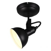 Gina Spot Métal Couleur Noir Mat h. 13Cm