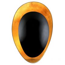 Hudson Valley - Ginger Applique 1 Luce Foglia Oro, Nero