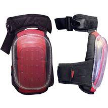 L+d Upixx - gelo Comfort 2488 Ginocchiere gel Rosso, Nero 1 Paio/a