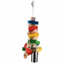 Giocattolo Uccelli Pensile Arcobaleno Bell Multicolore 52 cm FLAMINGO