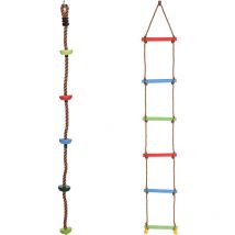 Gioco ad arrampicata corda - 5 step