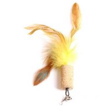 Gioco con piume per gatto 4 cm. i colori sono serviti secondo disponibilità Offerta esclusiva