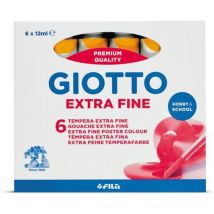Confezione 6 Tubetti di Tempera 12ml Giallo Scuro