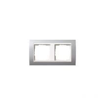 0212326 cadre de finition 2 postes pour blanc event aluminium couleur - Gira