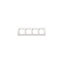 Gira 0214327 Cadre De Finition 4 Postes Pour Blanc Event Blanc Opale