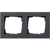 2 vie Telaio di copertura E2, Standard 55 Antracite 0212 23 1 pz. - Gira