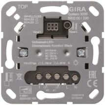 Gira - 540200 universal-led-dimmeinsatz, komfort, 2-FACH, designneutral, unterputz