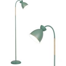 Schwenkbare Stehlampe Pastel Grün E27 Fassung max 60W Höhe 159CM Retro Metall-Stehleuchte 1 Flammig Für Wohnzimmer, Schlafzimmer und Arbeitszimmer