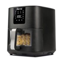 Girmi FG79 Friggitrice ad Aria 1700W 9 Litri con Finestra Digitale e con Ricettario