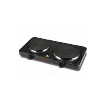 Girmi - Cuisinière électrique avec 2 plaques en fonte Ø185 et Ø155mm.