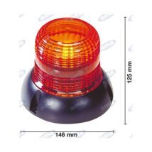AMA - Baliza de destello 125x146mm carretilla elevadora - máquina eléctrica 10-100V