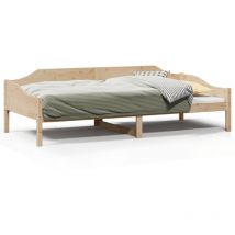 Giroletto senza Materasso 80x200 cm in Legno Massello Pino