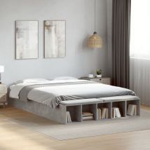 Giroletto Grigio Cemento 140x200 cm in Legno Multistrato Vidaxl 350523